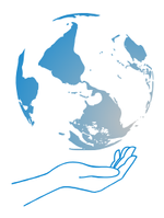 Quelle: Illustration of Planet Earth von Clker-Free-Vector Images - Open Hand Line Art Illsutration von mejorana